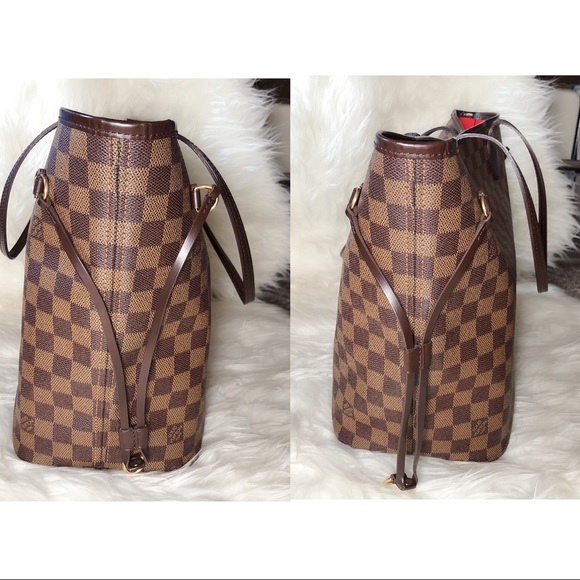 โค๏ธSOLDโค๏ธLOUIS VUITTON Neverfull Damier Ebene MM - Picture 4 of 14